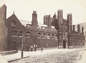 St. John's College, Cambridge. Photograph, 1881. NLW Photo Album 611
