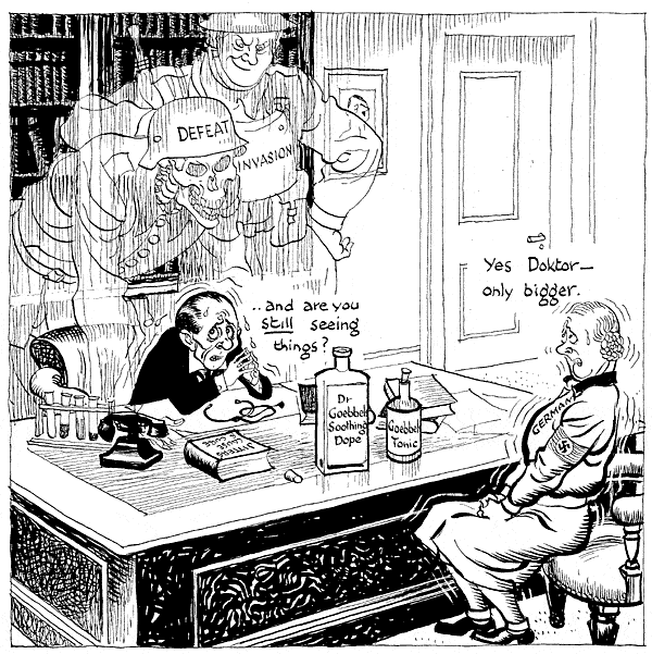 Caricaturas de Illingworth en la 2a Guerra Mundial Caricaturas de Illingworth en la 2a Guerra Mundial