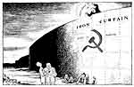 Churchill delivers the 'Iron Curtain' speech