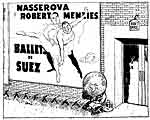 The United Nations tries to solve the Suez crisis