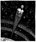 The Soviet Union launches a satellite into space