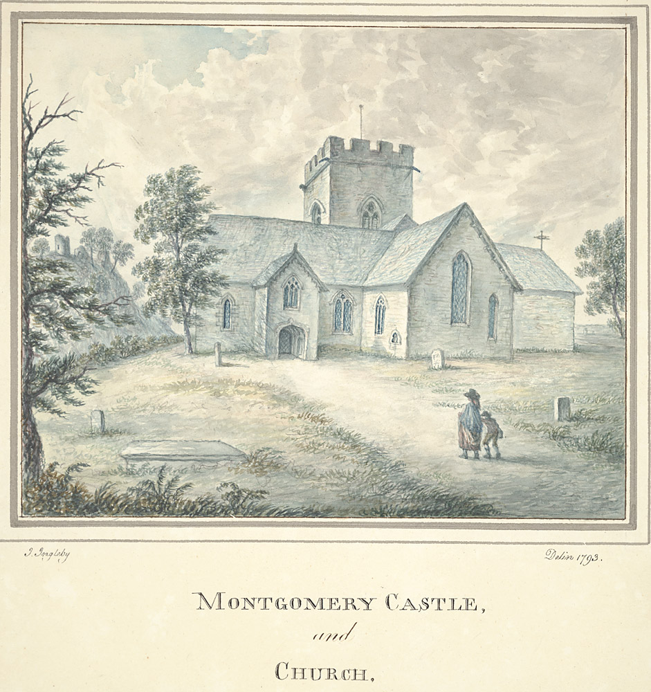 Montgomery castle & church