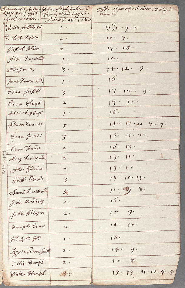 notitiae llanelwy - llawysgrif