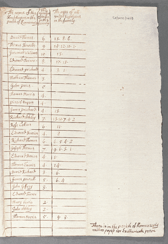 notitiae llanelwy - llawysgrif
