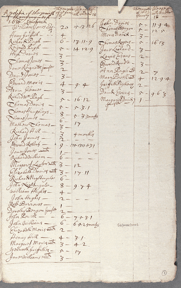 notitiae llanelwy - llawysgrif