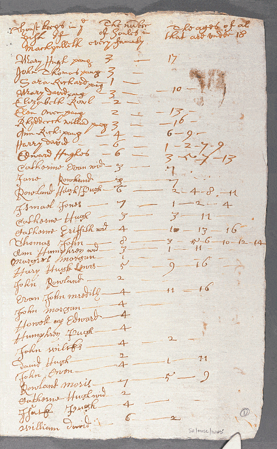 notitiae llanelwy - llawysgrif