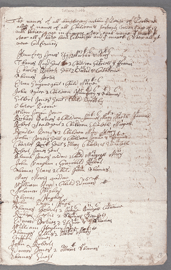 notitiae llanelwy - llawysgrif