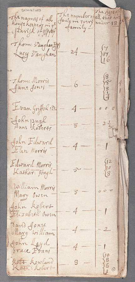 notitiae llanelwy - llawysgrif