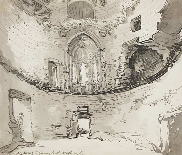 Ystafelloedd y brenin yng Nghastell Conwy / The King's apartments in Conway Castle North Wales