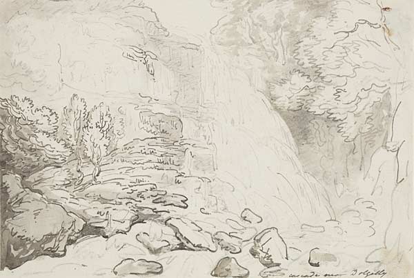 Rhaeadr ger Dolgellau / Cascade near Dolgelly