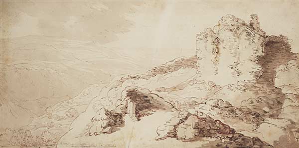 Castell Dinas Brân ger Llangollen / Dinas Braun Castle near Llangollen