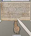 NLW Wynnstay Estate Records, Ystrad Marchell charter no.16 (front)