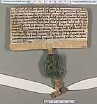 NLW Wynnstay Estate Records, Ystrad Marchell charter no.33 (front)