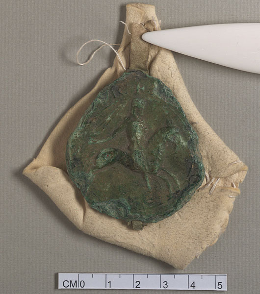 NLW Wynnstay Estate Records, Ystrad Marchell charter no.64 (seal)